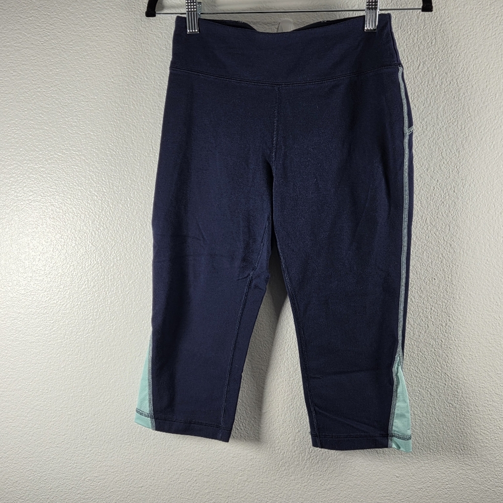Tek Gear Women's Leggings in Navy and Light Blue